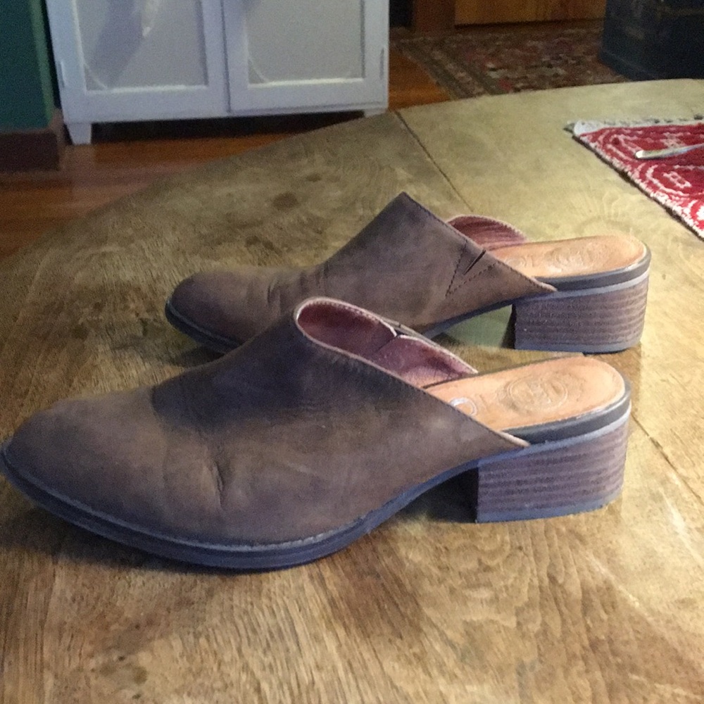 Jeffrey Campbell Leather Calvin Mule